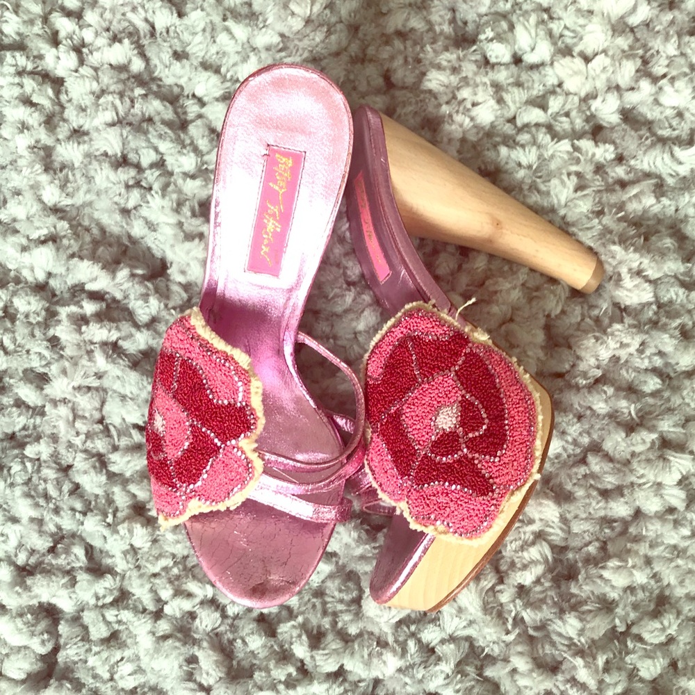 Betsey Johnson Floral Platform